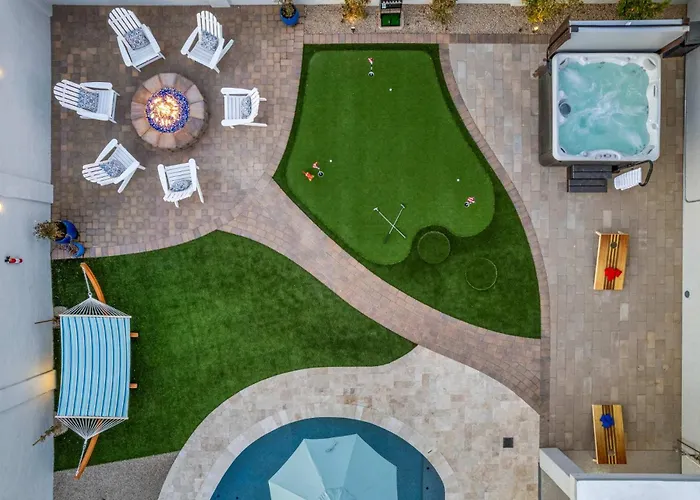 Desert Willow - Pool Pickleball Basketball Court Firepit & Putting